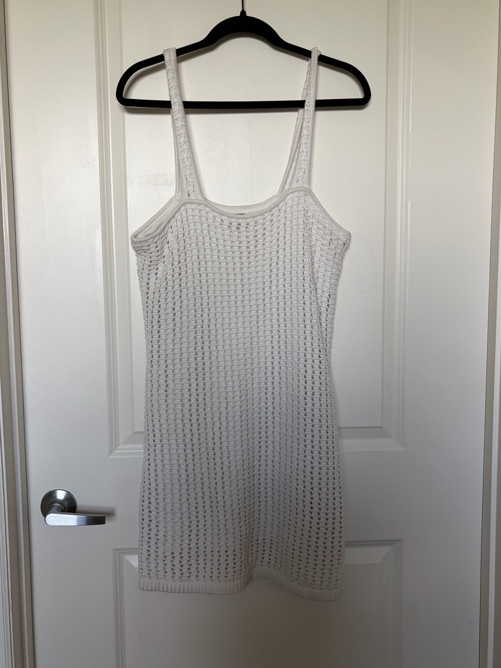 GAP White Crochet Sleeveless Mini Dress